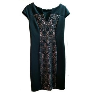 Connected Apparel Size 6 Black Dress